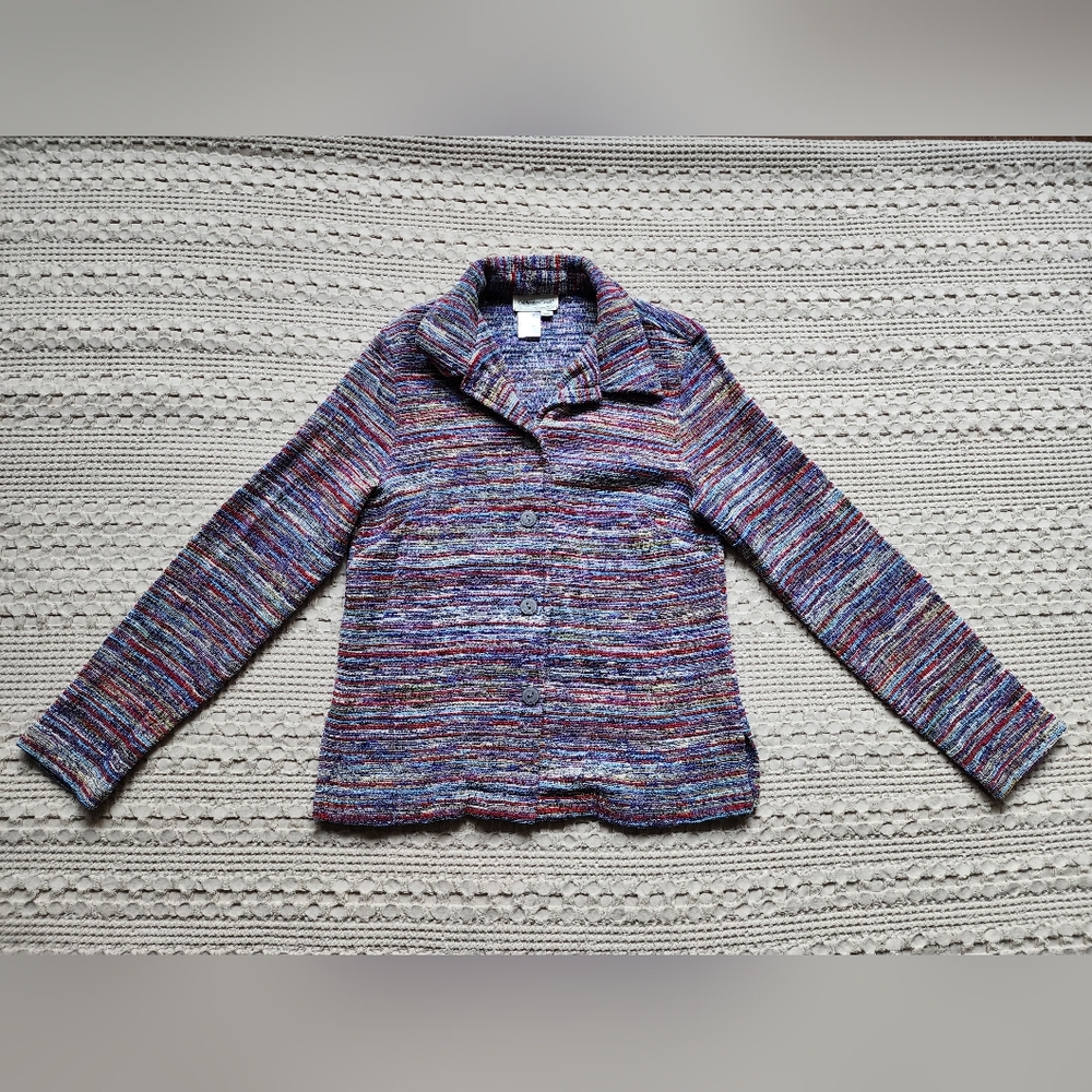 Multicolor Button-Up Jacket - Picture 3 of 4